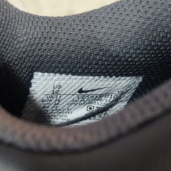 Nike Men's Force Zoom Trout 8 Pro Metal Baseball Cleats Black CZ5915-010 Size 12 - Picture 10 of 10